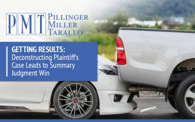 Getting Results: Deconstructing Plaintiff’s Case Leads to Summary Judgment Win